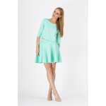Damen Bluse 3/4 Arm Reißverluss am Rücken;