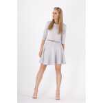 Damen Bluse 3/4 Arm Reißverluss am Rücken;