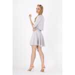Damen Bluse 3/4 Arm Reißverluss am Rücken;