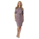 Damen Kleid mit Kordel Mini-Kleid ;