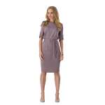 Damen Kleid mit Kordel Mini-Kleid ;