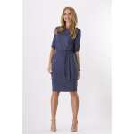 Damen Kleid mit Kordel Mini-Kleid ;
