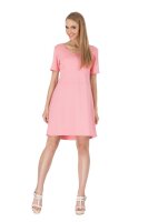 Kleid mit Schleife Mini Kleid; Koralle M/38