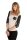 Damen Longshirt Shirt mit Wetlook Top;