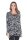 Damen Tunika Shirt Langarm Locker im Animal-Look;