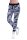 Damen Jogging Sport Hose mit Taschen Camouflage;