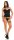 2er Set Damen Corsett Bustier zum Schnürren hinten, G-String;