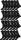 12 | 24 Paar Herren Doppelripp Socken in schwarz,
