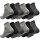 12 Paar Socken halbhoch Damen Socken Baumwolle, 35-38 39-42 43-46