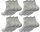 12 Paar Socken halbhoch Damen Socken Baumwolle, 35-38 39-42 43-46