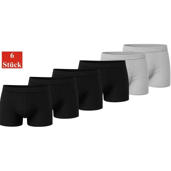 4x Schwarz, 2x Grau